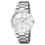 Festina Boyfriend Damenuhr mit Edelstahlband und weißem Zifferblatt mit römischen Zahlen