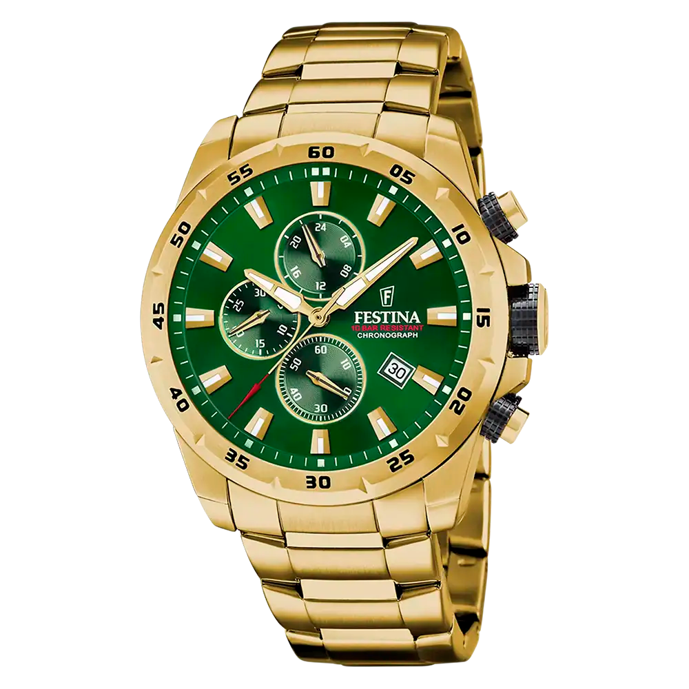 Festina Timeless Chronograph F20541/3 Herr • Kronograf • Mineralglas