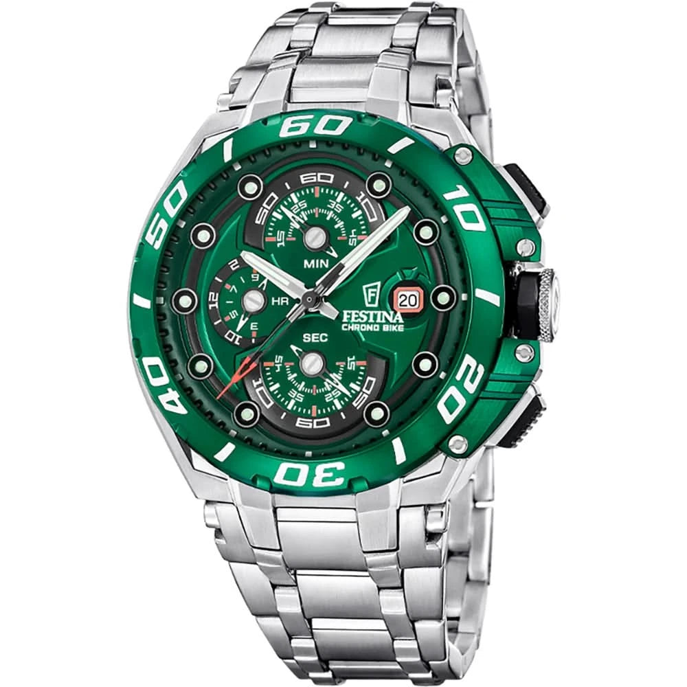 Festina Chrono Bike F20754/5 Men's Watch • Sporty Design • 20 ATM Water Resistant