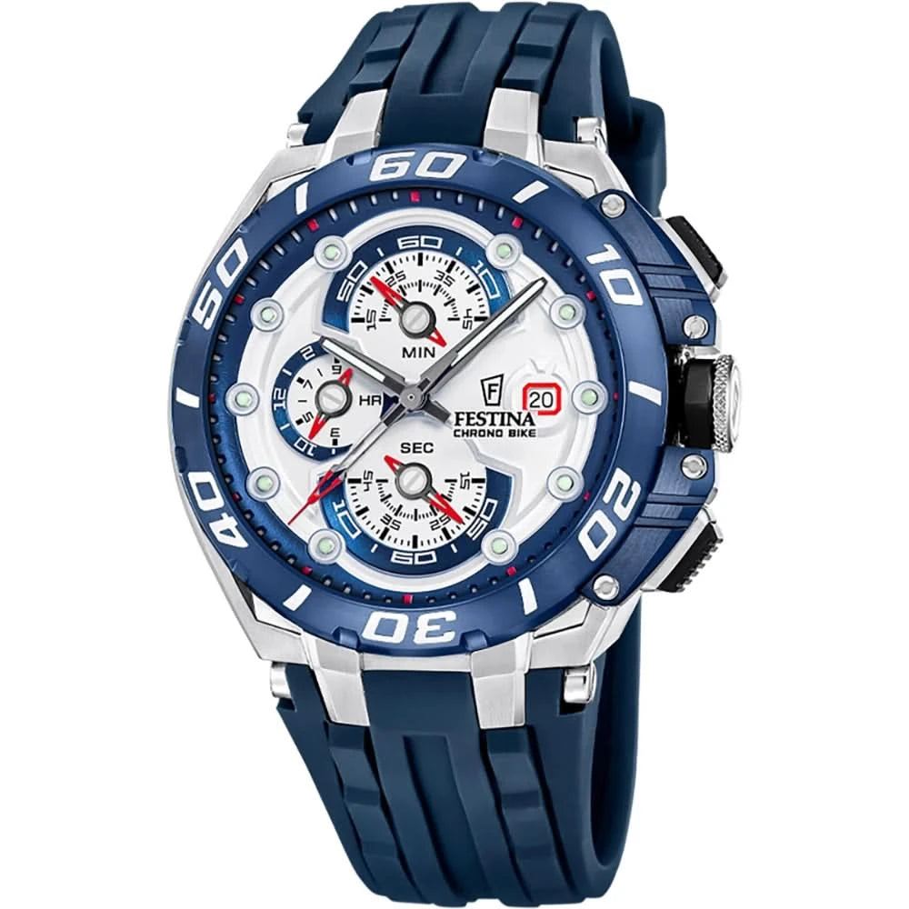 Festina Chrono Bike F20755/1 Men's Watch • 20 ATM • Quartz Movement