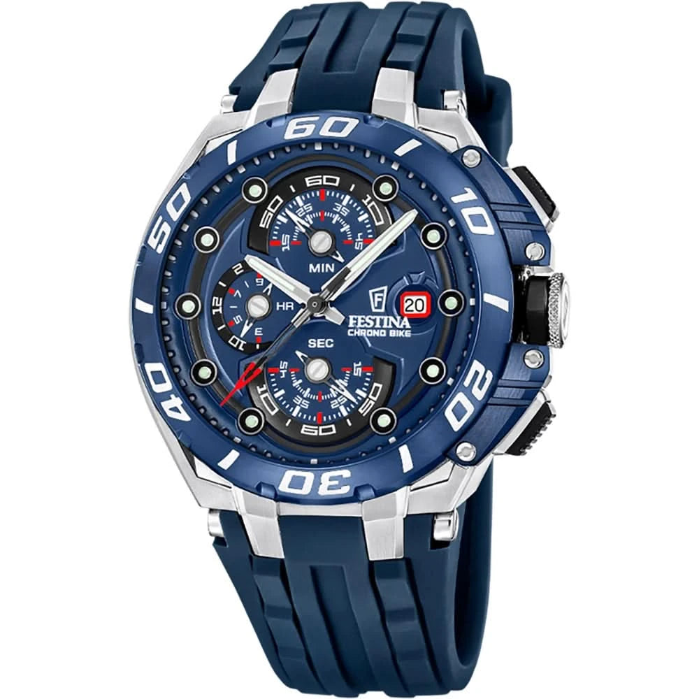 Festina Chrono Bike F20755/4 Men's Watch • Sporty Chronograph Design • Water Resistant up to 20 ATM
