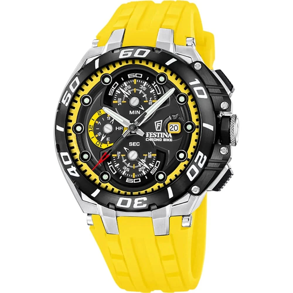 Festina Chrono Bike F20755/5 Men's Watch • Sporty Chronograph • 20 ATM Water Resistant