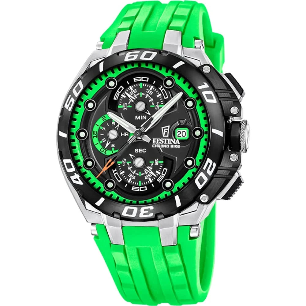 Festina Chrono Bike F20755/6 Men's Watch • Sporty Chronograph • 20 ATM