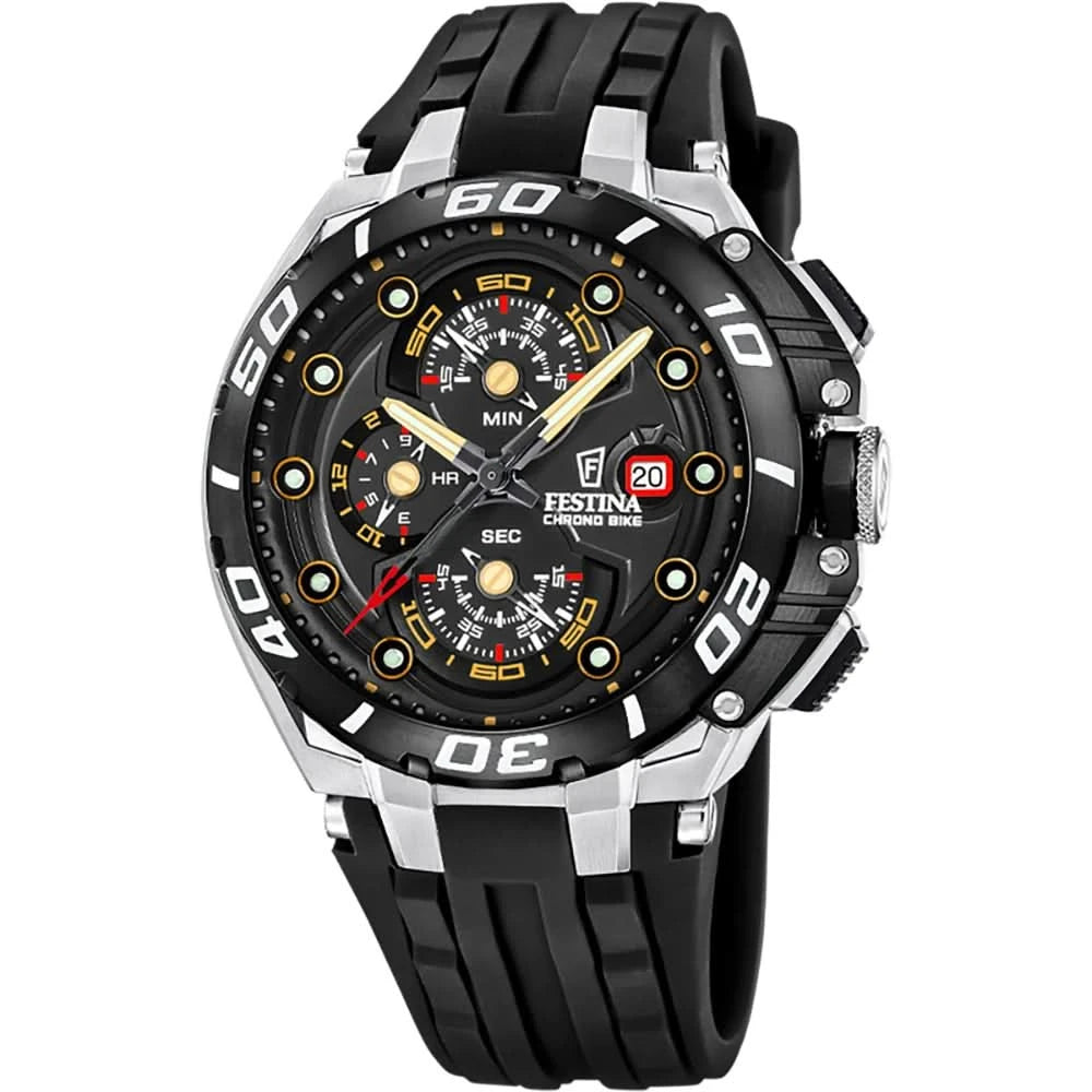 Festina Chrono Bike F20755/8 Men's Watch • Sporty Chronograph • 20 ATM Water Resistant