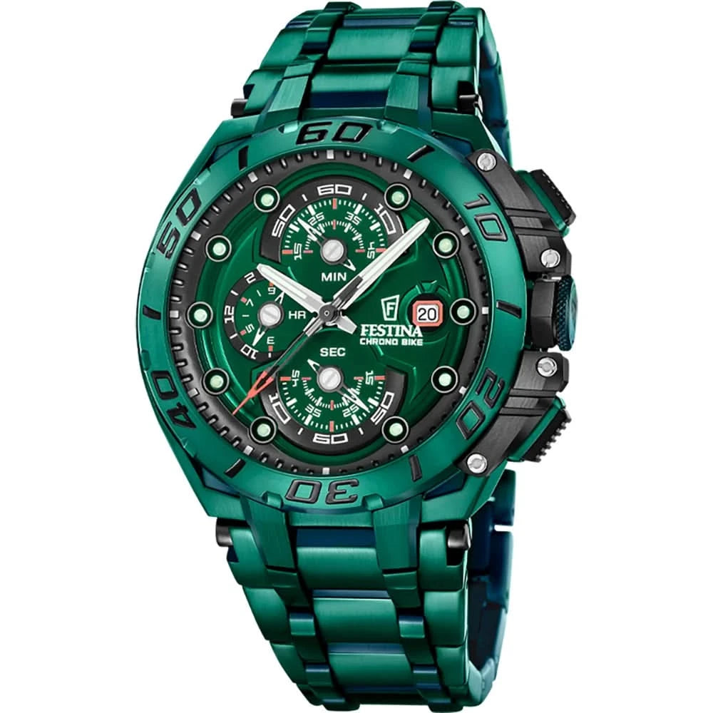 Festina Chrono Bike F20758/1 Men's Watch • Sport Chronograph • 20 bar Water Resistance