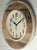 AMS Wall Clock 35 cm Ø Wood and Plastic • Radio-Controlled Quartz Movement • Clear Design