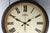 AMS Wall Clock 42x42x8 cm Metal • Silent Radio-Controlled Movement • Roman Numerals