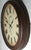 AMS Wall Clock 42x42x8 cm Metal • Silent Radio-Controlled Movement • Roman Numerals