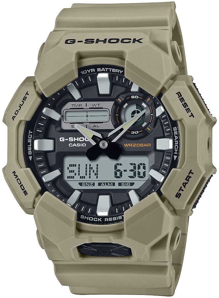 Casio G-Shock GA-010-5AER Men's Watch • 10-Year Battery • Robust