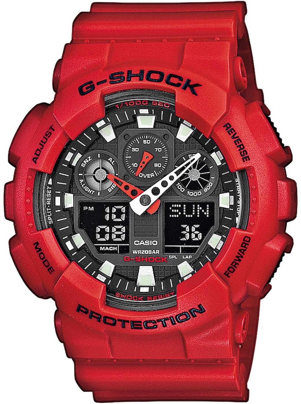 Casio G-Shock GA-100B-4AER Men's Watch • Extreme Shock Resistance • World Time Function