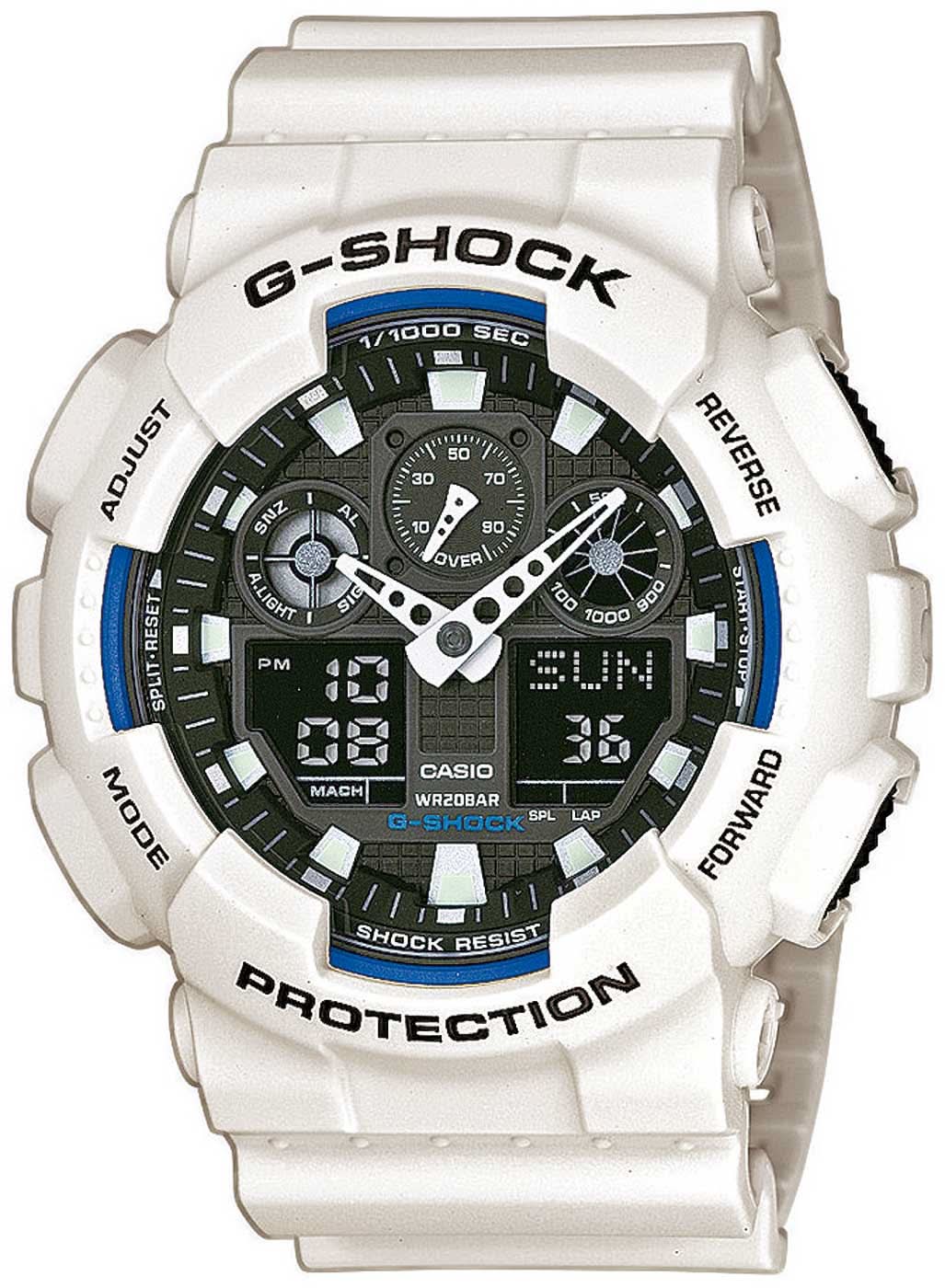Casio G-Shock GA-100B-7AER Men's Watch • Extreme Shock Resistance • World Time Function