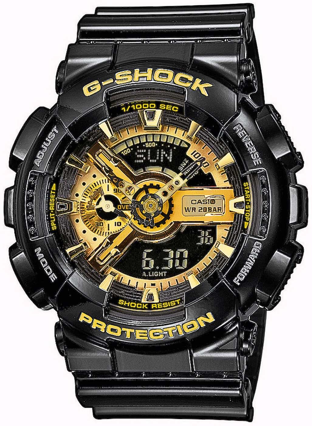 Casio G-Shock GA-110GB-1AER Men's Watch • Extreme Shock Resistance • Magnetic Field Resistant