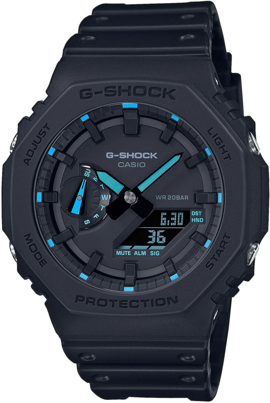 Casio G-Shock GA-2100-1A2ER Men's Watch • Extreme Shock Resistance • 20 Bar Water Resistance