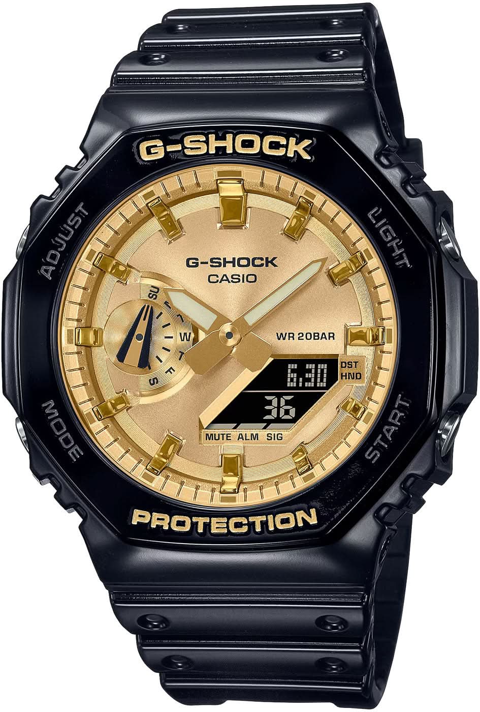 Casio G-Shock GA-2100GB-1AER Men's Watch • Extreme Shock Resistance • Slim Design