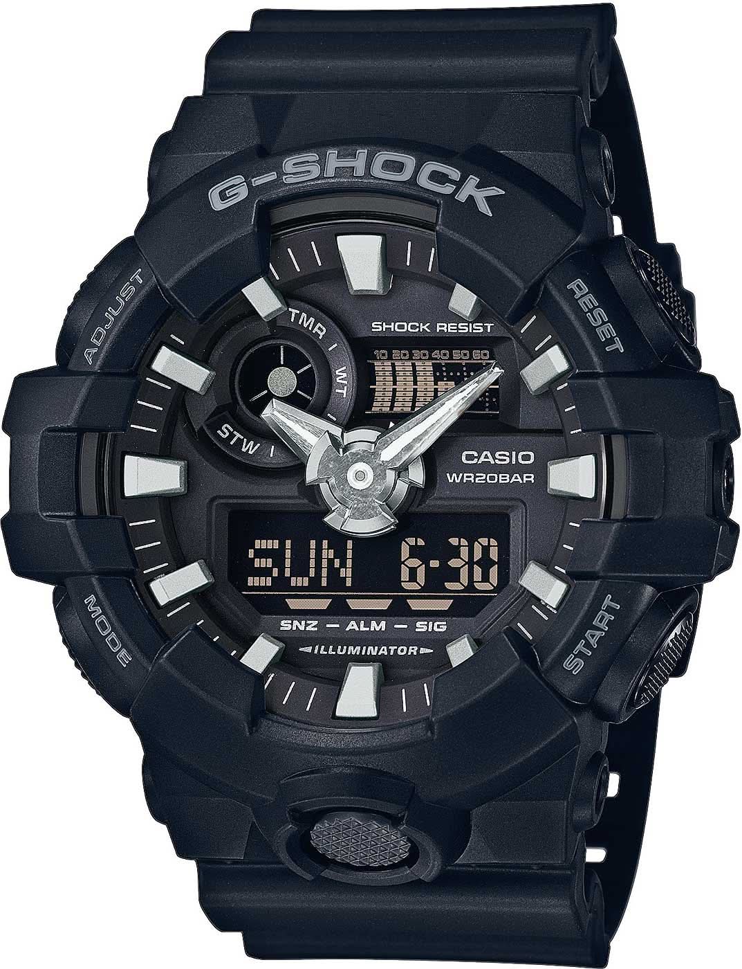 Casio G-SHOCK GA-700-1BER Men's Watch • Extreme Shock Resistance • World Time Function