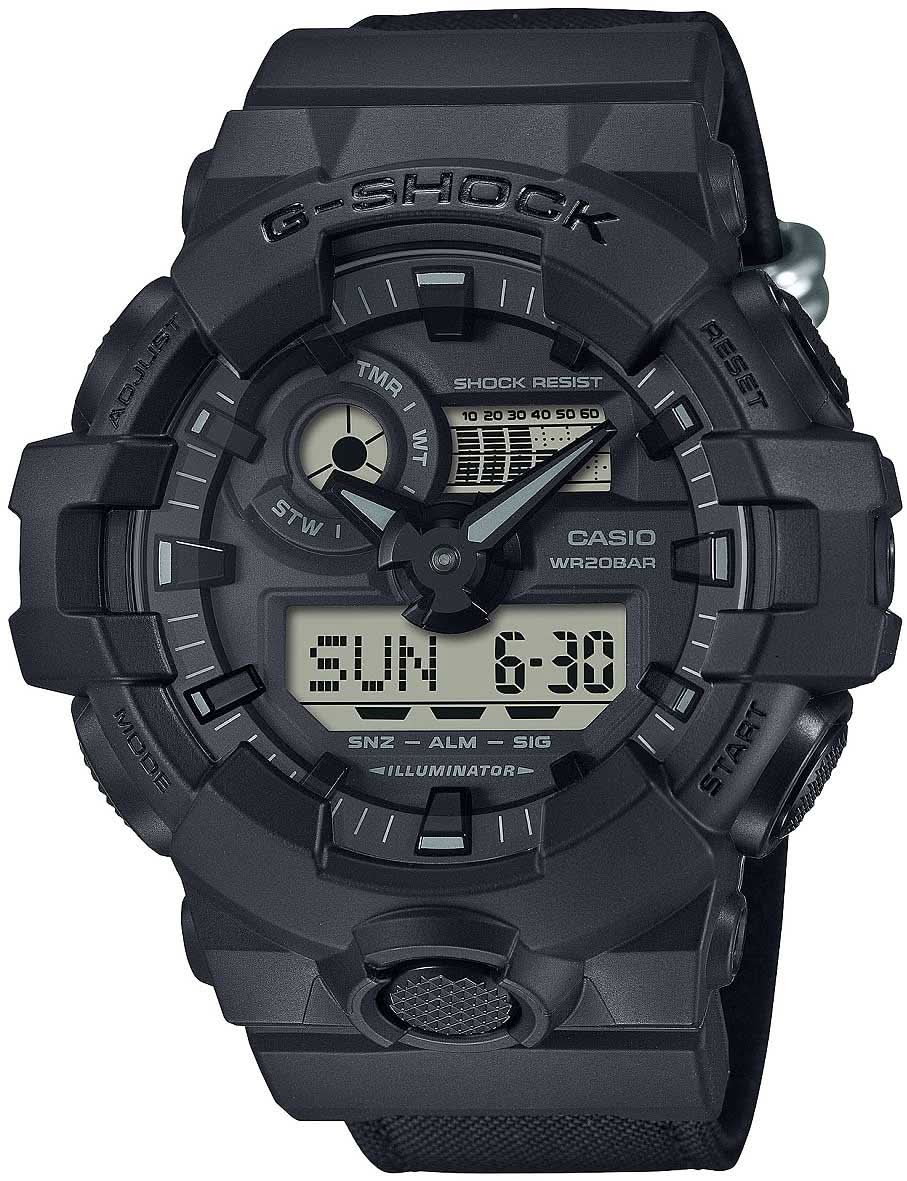 Casio G-Shock GA-700BCE-1AER Men's Watch • Shock-resistant • Cordura