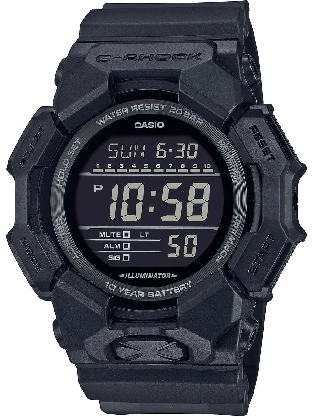 Casio G-Shock GD-010-1A1ER Men's Watch • Extreme Shock Resistance • 10-Year Battery