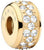 Stainless steel charm set with stones - Bering Jewelry Model: Glow-2