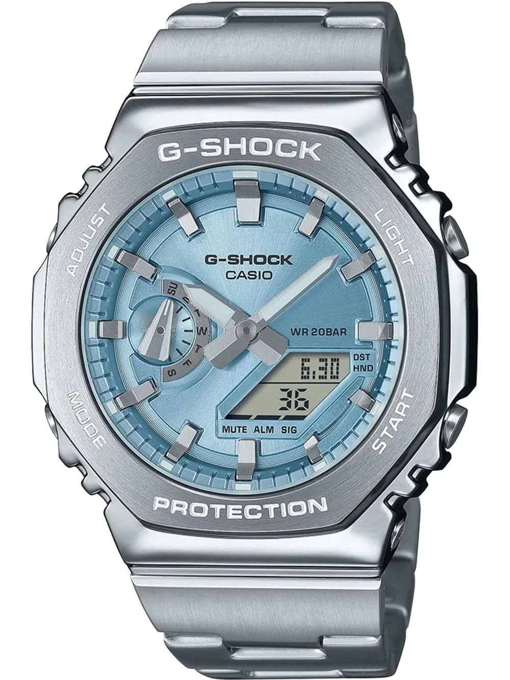 Casio G-Shock GM-2110D-2AER Men's Watch • Extreme Shock Resistance • Octagon Metal Design