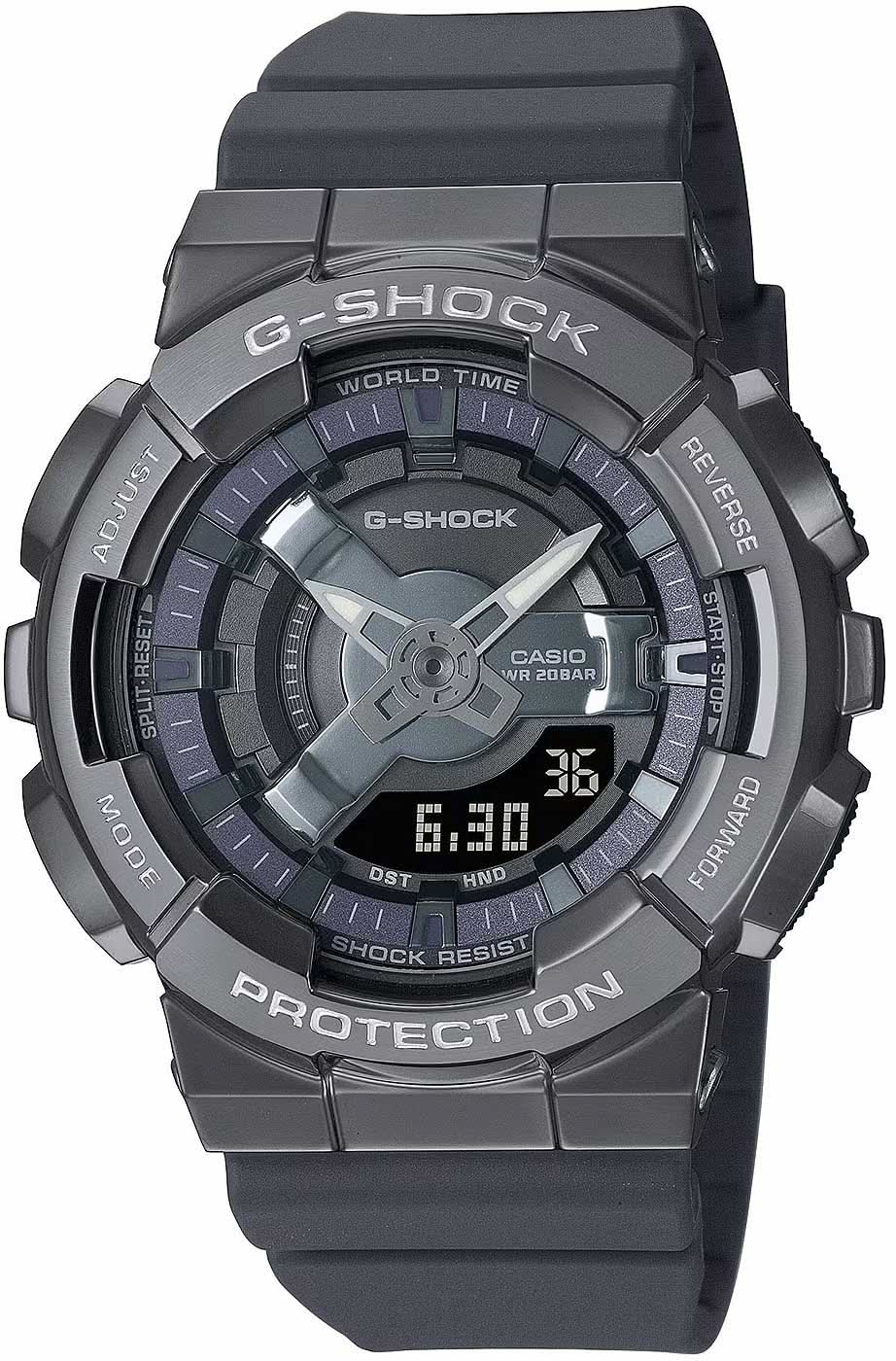 Casio G-Shock GM-S110B-8AER Watch • Extreme shock resistance • Compact metal design