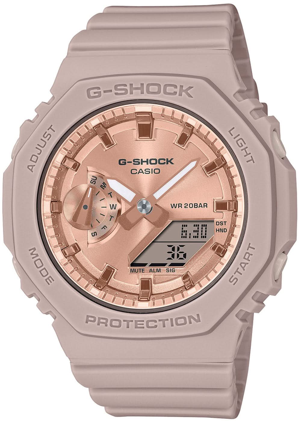 Casio G-Shock GMA-S2100MD-4AER Women's Watch • Compact Design • Elegant Rose Gold Accents