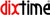 Dixtime Wall Clock 28x48 cm Aluminum • Silent Quartz Movement • Made in Germany