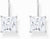 Earrings with large, white zirconia in princess cut - Thomas Sabo Model: H2289-051-14