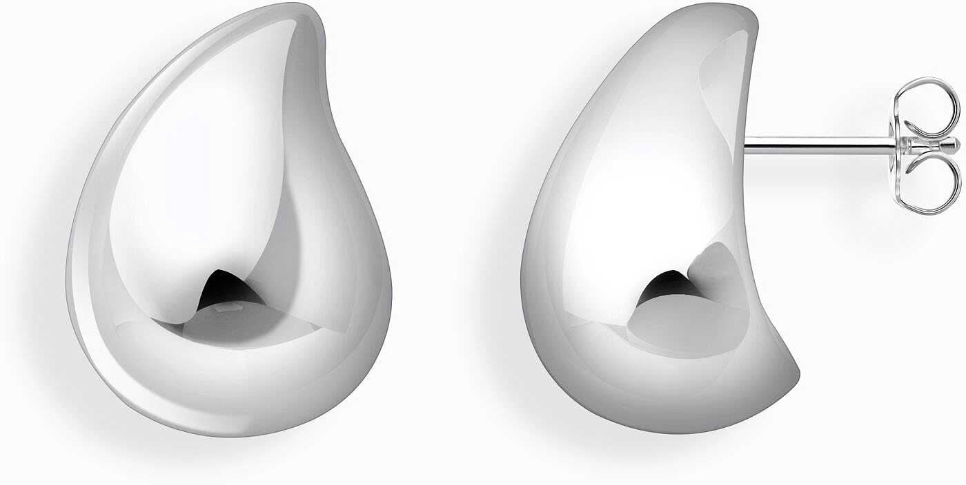 Earrings with an elegant, modern design in an organic drop shape - Thomas Sabo model: H2299-001-21