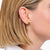 Stud earrings with an elegant, modern design in an organic drop shape - Thomas Sabo model: H2303-413-39
