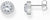 Halo stud earrings with brilliant-cut white stone - Thomas Sabo Model: H2304-051-14
