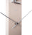 JVD Wall Clock 59.5x7.6x3.6 cm Wood • Modern Design • Silent Quartz Movement