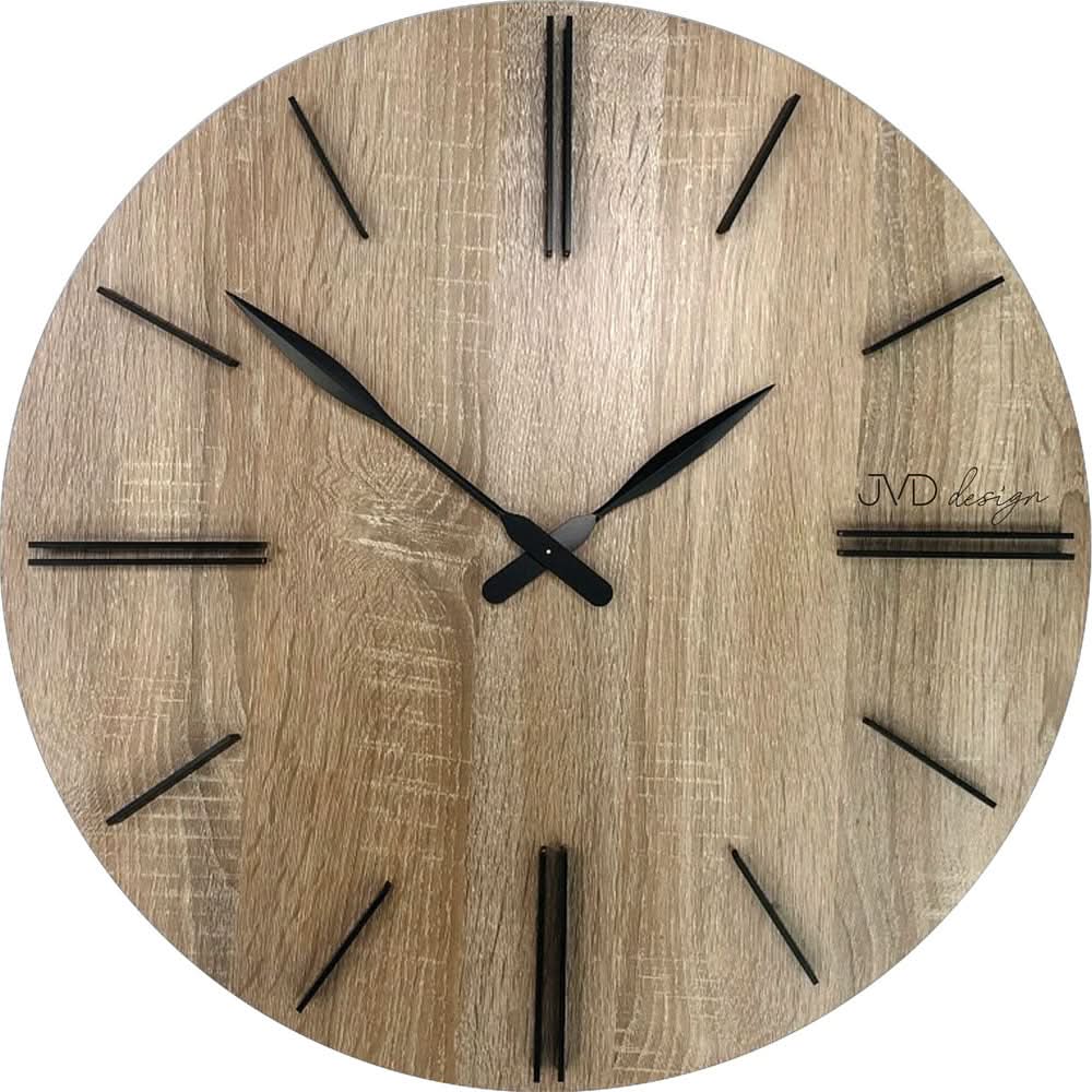 JVD Wall Clock 50 cm Ø Plastic • Modern Design • Silent Quartz Movement