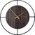 JVD Wall Clock 60 cm Ø Wood • Silent Quartz Movement • Modern Design