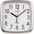 JVD Wall Clock 25x25x3.2 cm Plastic • Silent Quartz Movement • Modern Design