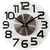 JVD Wall Clock 34.5 cm Ø Glass • Quartz Movement • Silent