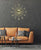 JVD Wall Clock 49x49x5 cm Metal • Stylish Design • Precise Quartz Movement