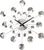 JVD Wall Clock 49 cm Ø Metal • Modern Design • Precise Quartz Movement