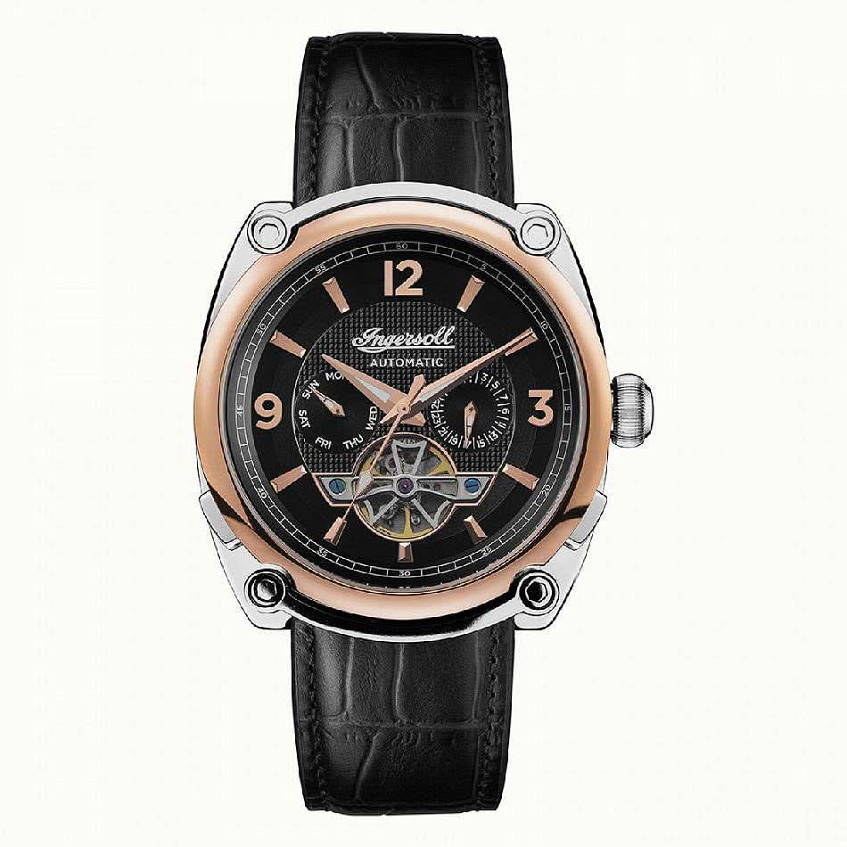 Ingersoll Michigan I01102B Men's Watch • Precise Automatic Movement • Leather Strap