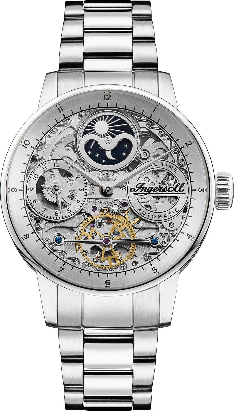 Ingersoll The Jazz I07703 Men's Watch • Automatic Movement • Sun & Moon