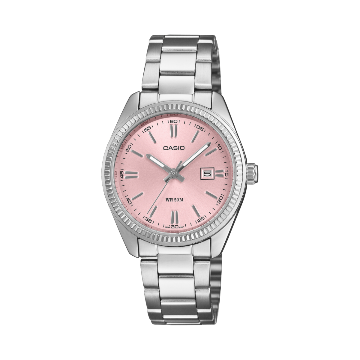 Casio Timeless LTP-1302PD-4AVEF Damen Armbanduhr • Mineralglas • Edelstahlarmband