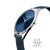 Bering Ultra Slim 17039-307 Watch • Scratch-resistant sapphire crystal • Blue Milanese strap