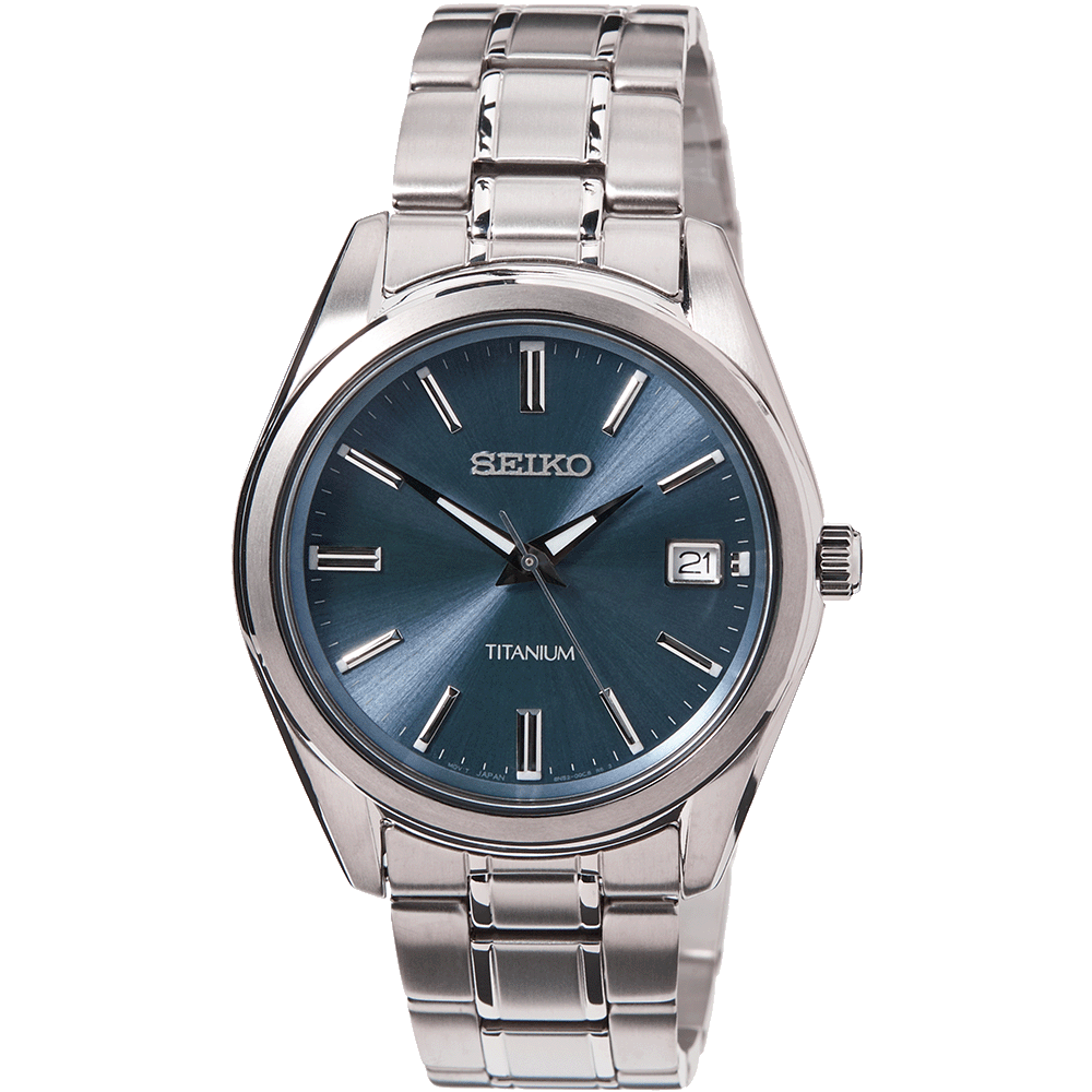 Seiko Conceptual SUR371P1 Men's Watch • Titanium • Sapphire Crystal