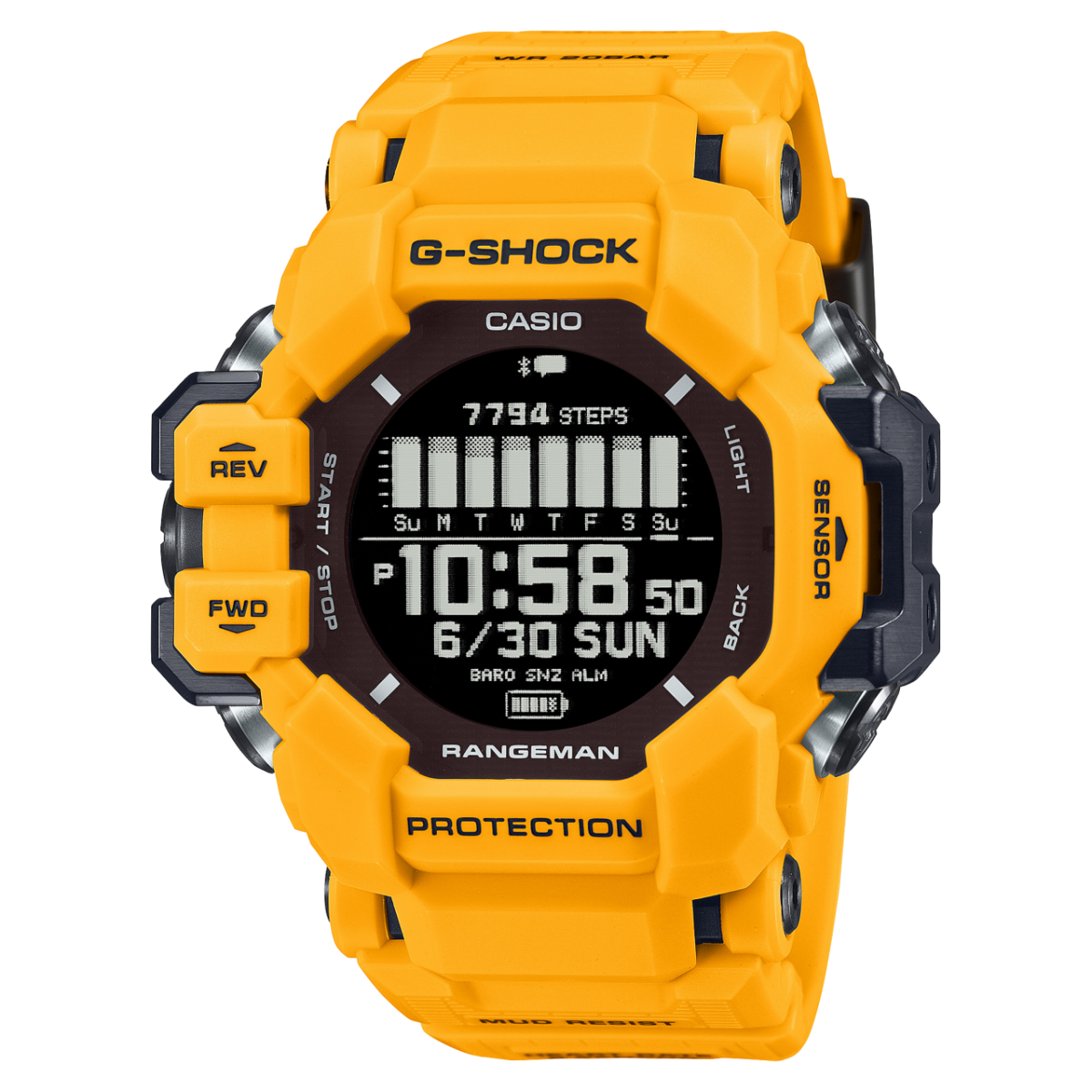 Casio G-Shock Pro GPR-H1000-9ER Herrenuhr • GPS & Herzfrequenzmessung • Bio-Resin Gehäuse