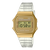 Casio Vintage A168XESG-9AEF Unisex Armbanduhr Gold • Digitales Quarzwerk • EL-Hintergrundbeleuchtung