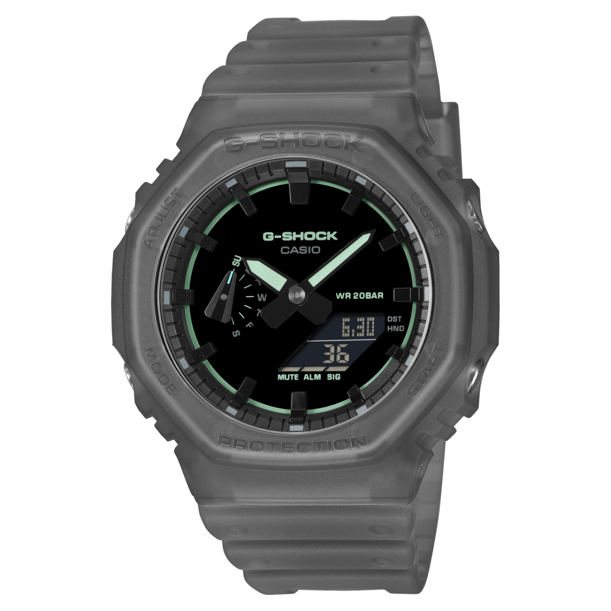 Casio G-Shock GA-2100K-1AER Herren • Carbon Core Guard • Weltzeit