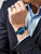 Bering Ultra Slim 17039-307 Watch • Scratch-resistant sapphire crystal • Blue Milanese strap