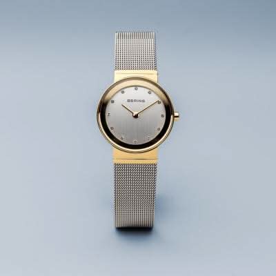 Bering Classic 10126-001 Women's Watch • Scratch-resistant sapphire crystal • Fine Milanese bracelet