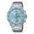 Casio Edifice Herren-Chronographenuhr mit silbernem Zifferblatt und Edelstahlarmband