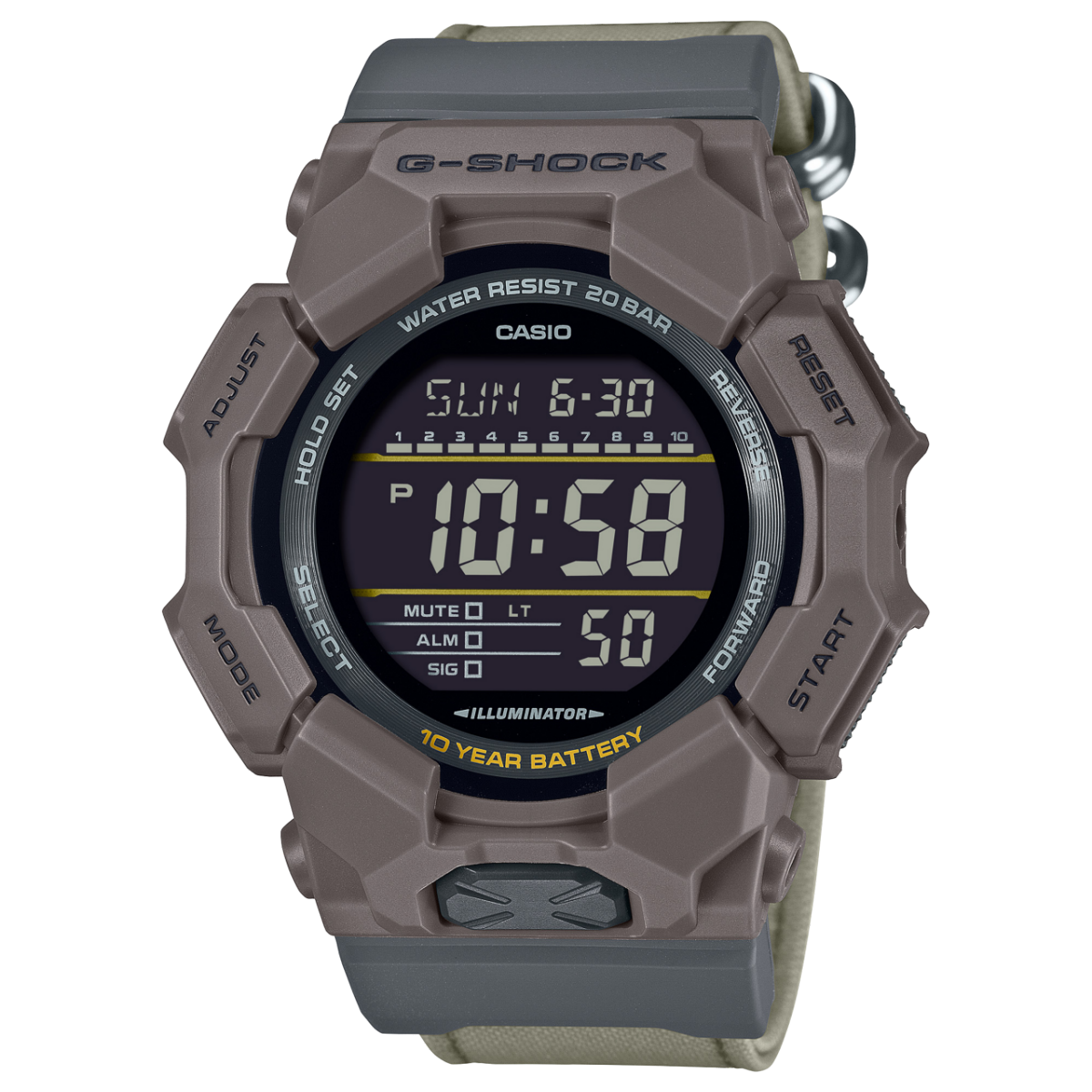 Casio G-Shock GD-010CE-5ER Herrenuhr • 20 bar Wasserdicht • Biobasiertes Harz