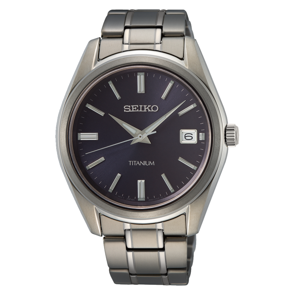 Seiko Conceptual SUR373P1 Men's Watch • Robust Titanium • Scratch-Resistant Sapphire Crystal